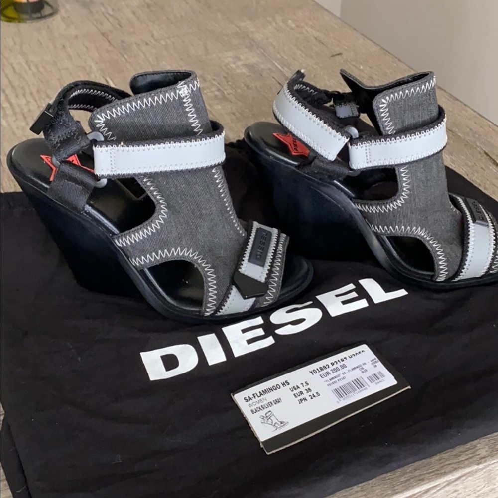 Diesel wedge high heel